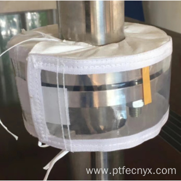 PTFE guard to protect against hydrofluoric acid